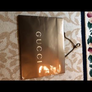 Gold Gucci Medium Shopping Bag
